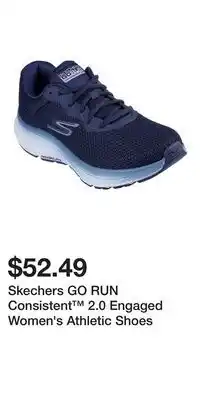 Kohl's Skechers GO RUN Consistent 2.0 Engaged Women's Athletic Shoes offer