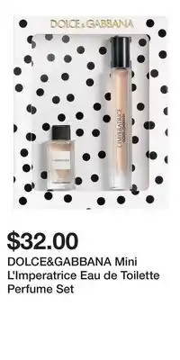 Kohl's DOLCE&GABBANA Mini L'Imperatrice Eau de Toilette Perfume Set offer