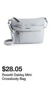 Kohl's Rosetti Oakley Mini Crossbody Bag offer