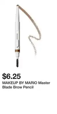 Kohl's MAKEUP BY MARIO Master Blade Brow Pencil offer