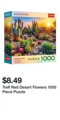 Kohl's Trefl Red Desert Flowers 1000 Piece Puzzle offer
