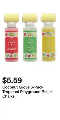 Kohl's Coconut Grove 3-Pack Tropicool Playground Roller Chalks offer