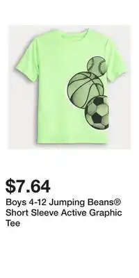 Kohl's Boys 4-12 Jumping Beans Short Sleeve Active Graphic Tee offer