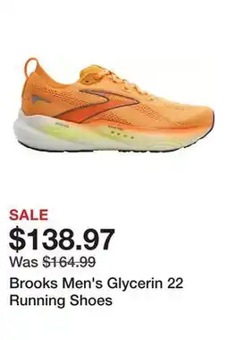 Dick's Sporting Goods Brooks Men's Glycerin 22 Running Shoes offer