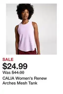 Dick's Sporting Goods CALIA Women's Renew Arches Mesh Tank offer