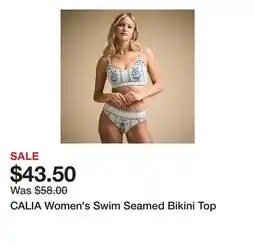 Dick's Sporting Goods CALIA Women's Swim Seamed Bikini Top offer