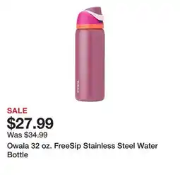Dick's Sporting Goods Owala 32 oz. FreeSip Stainless Steel Water Bottle offer