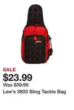 Dick's Sporting Goods Lew's 3600 Sling Tackle Bag offer