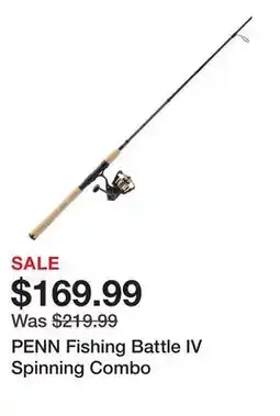 Dick's Sporting Goods PENN Fishing Battle IV Spinning Combo offer
