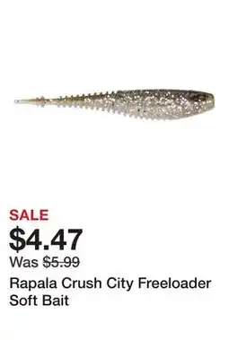 Dick's Sporting Goods Rapala Crush City Freeloader Soft Bait offer