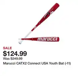 Dick's Sporting Goods Marucci CATX2 Connect USA Youth Bat (-11) offer