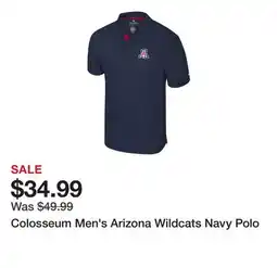 Dick's Sporting Goods Colosseum Men's Arizona Wildcats Navy Polo offer