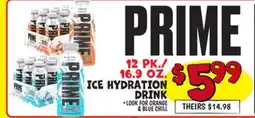 Ollie's PRIME ICE HYDRATION DRINK offer