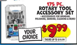Ollie's 175 PC. ROTARY TOOL ACCESSORY SET offer
