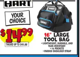 Ollie's HART 16 LARGE TOOL BAG offer