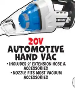 Ollie's HART 20V AUTOMOTIVE HAND VAC offer