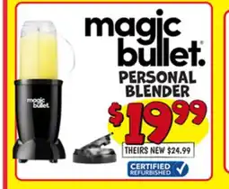 Ollie's Magic Bullet PERSONAL BLENDER offer