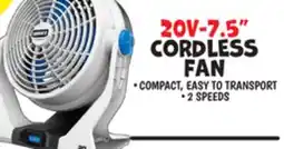 Ollie's HART 20V-7.5 CORDLESS FAN offer