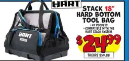 Ollie's HART STACK 18 HARD BOTTOM TOOL BAG offer