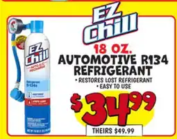 Ollie's EZ CHILL 18 OZ. AUTOMOTIVE R134 REFRIGERANT offer