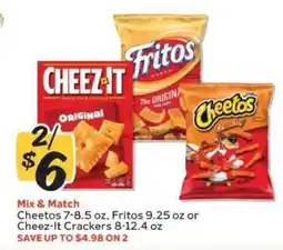 Winn Dixie Cheetos, Fritos, or Cheez-It Crackers offer