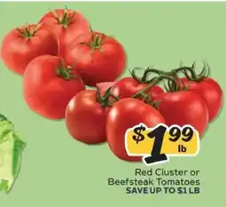 Winn Dixie Red Cluster or Beefsteak Tomatoes offer