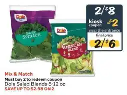Winn Dixie Dole Salad Blends offer