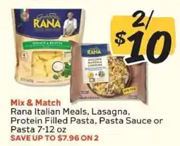 Winn Dixie Rana Italian Meals, Lasagna, Protein Filled Pasta, Pasta Sauce or Pasta offer