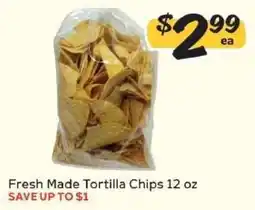 Winn Dixie Fresh Made Tortilla Chips offer