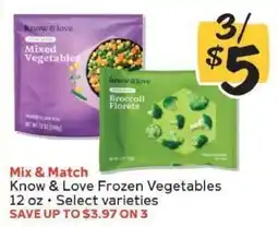 Winn Dixie Know & Love Frozen Vegetables offer