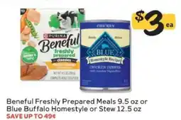 Winn Dixie Beneful Freshly Prepared Meals or Blue Buffalo Homestyle or Stew offer