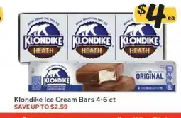 Winn Dixie Klondike Ice Cream Bars offer