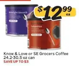Winn Dixie Know & Love or SE Grocers Coffee offer