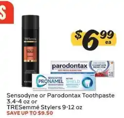 Winn Dixie Sensodyne or Parodontax Toothpaste or TRESemmé Stylers offer