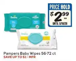 Winn Dixie Pampers Baby Wipes offer