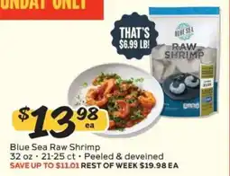 Winn Dixie Blue Sea Raw Shrimp offer