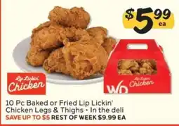 Winn Dixie Lip Lickin' Chicken offer