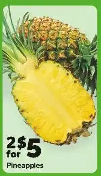 Save a Lot Pineapples offer