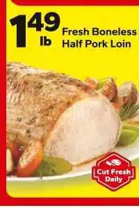 Save a Lot Fresh Boneless Half Pork Loin offer