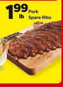 Save a Lot Pork Spare Ribs offer