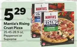 Save a Lot Mantia's Rising Crust Pizza offer
