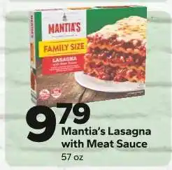 Save a Lot Mantia's Lasagna With Meat Sauce offer