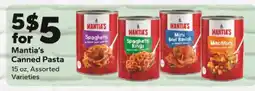 Save a Lot Mantia's Canned Pasta offer