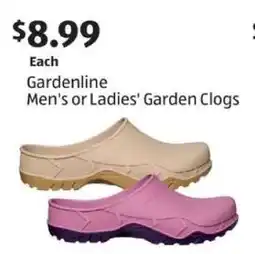Aldi Gardenline Men's or Ladies' Garden Clogs offer