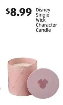Aldi Disney Single Wick Character Candle offer