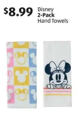 Aldi Disney 2-Pack Hand Towels offer