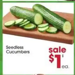Giant Eagle Seedless Cucumbers offer