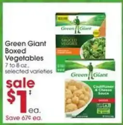 Giant Eagle Green Giant Boxed Vegetables offer