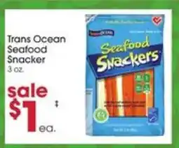 Giant Eagle Trans Ocean Seafood Snacker offer