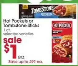 Giant Eagle Hot Pockets or Tombstone Sticks offer